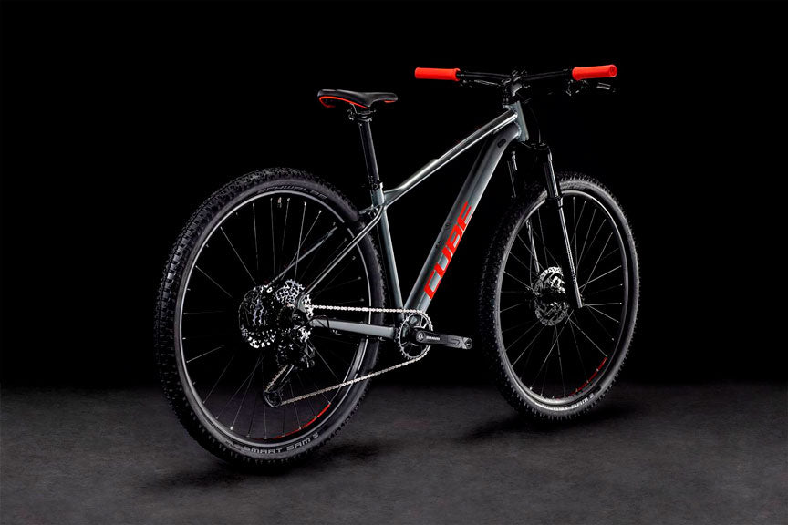 Bicicleta de montaña CUBE Analog 2022 Flashgrey'n'red / Transmisión 1x12 velocidades