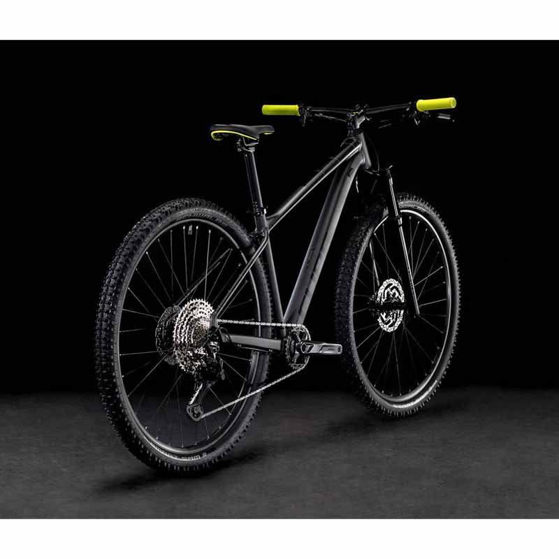 Bicicleta de montaña CUBE Attention SL 2022 Color Grey'n'Lime / Transmisión 1x12 velocidades