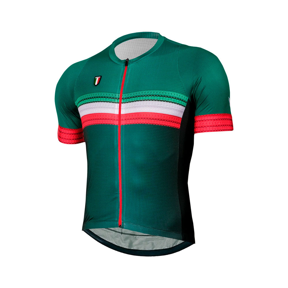 Jersey para ciclismo APHESIS México Esmeralda para caballero