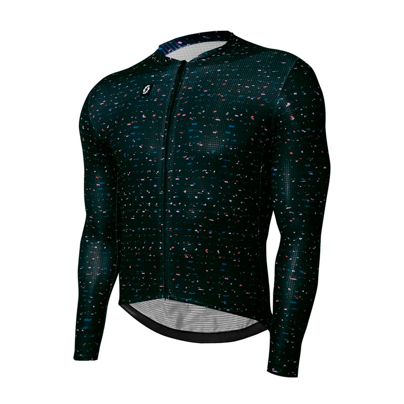 Jersey para ciclismo APHESIS Prisma para caballero manga larga