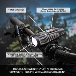 Luz delantera NITE RIDER Lumina™ Max 1500 con NiteLink™ para bicicleta