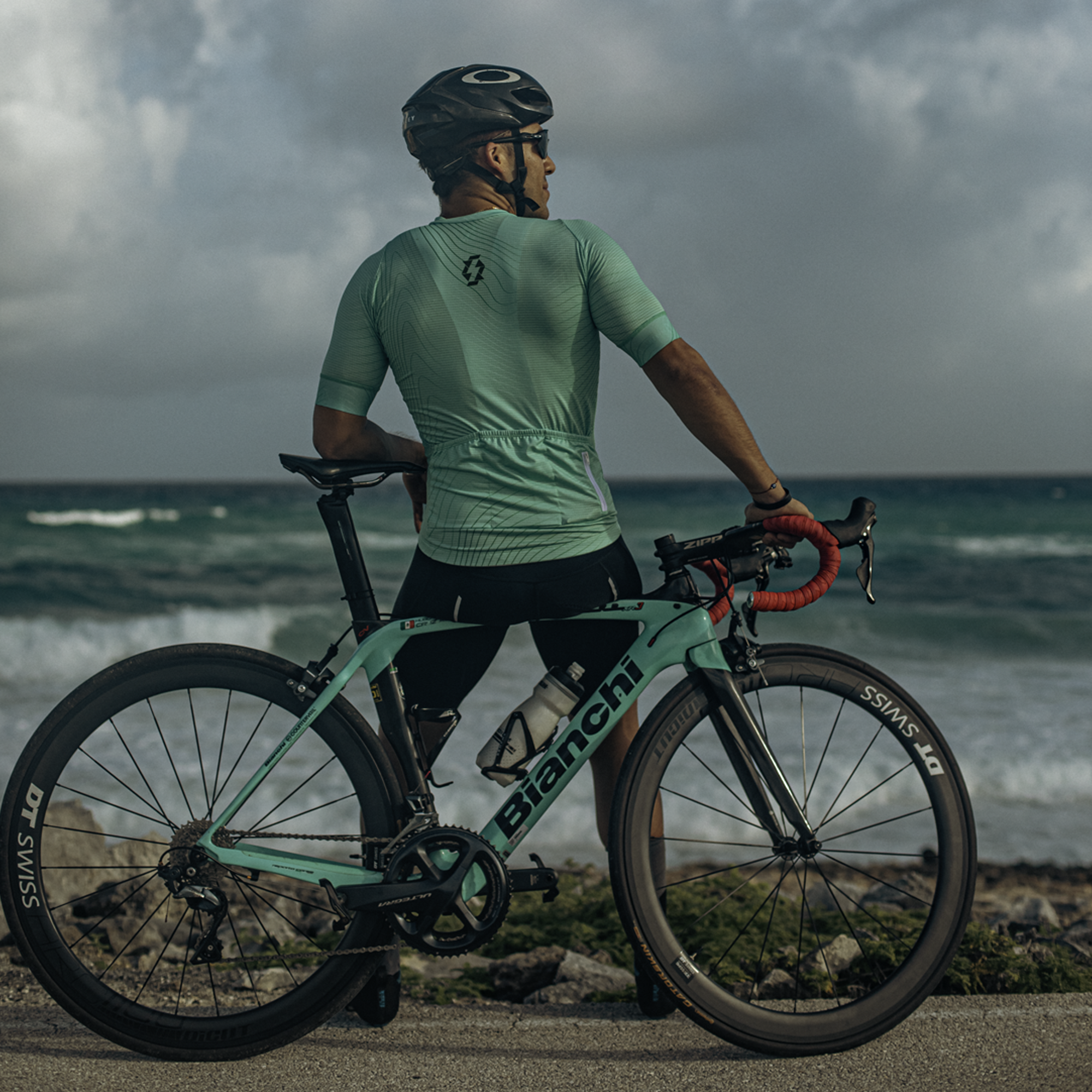 Jersey para ciclismo APHESIS Liquid Mint para caballero