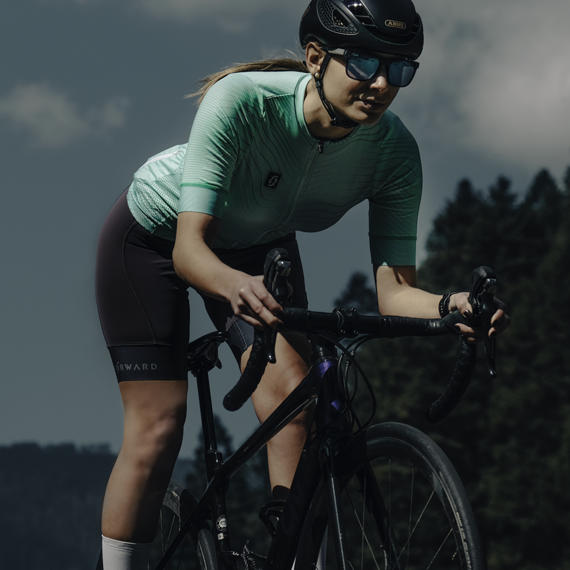 Jersey para ciclismo APHESIS Liquid Mint para dama