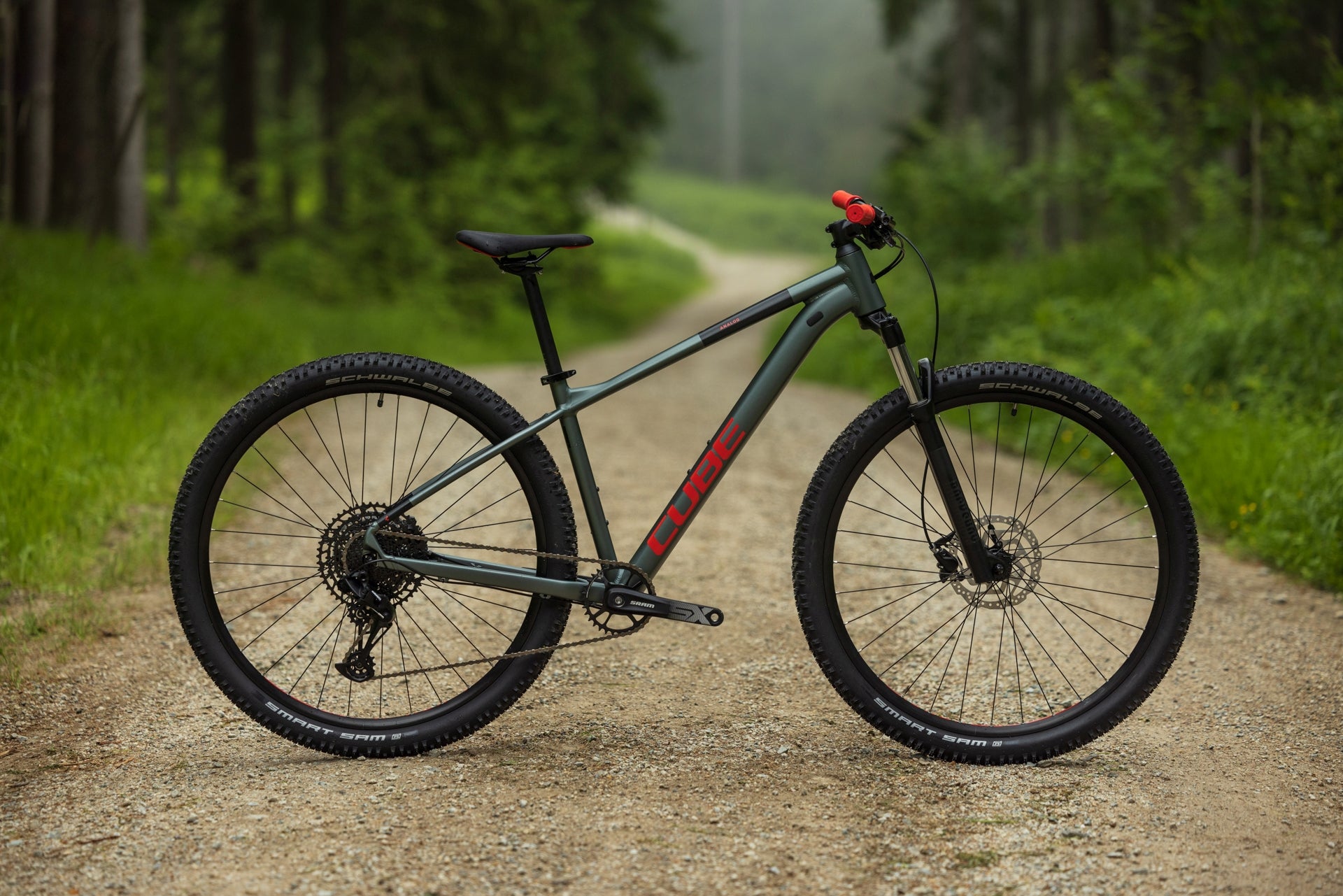 Bicicleta de montaña CUBE Analog flashgrey'n'red