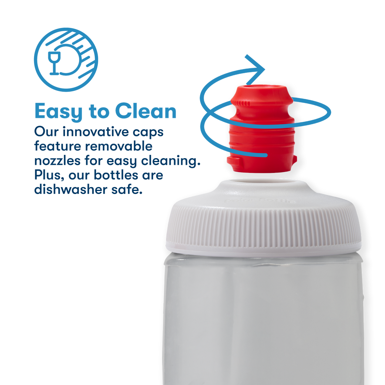 Ánfora POLAR BOTTLE Insulated Bolt Charcoal/Silver de 24 onzas