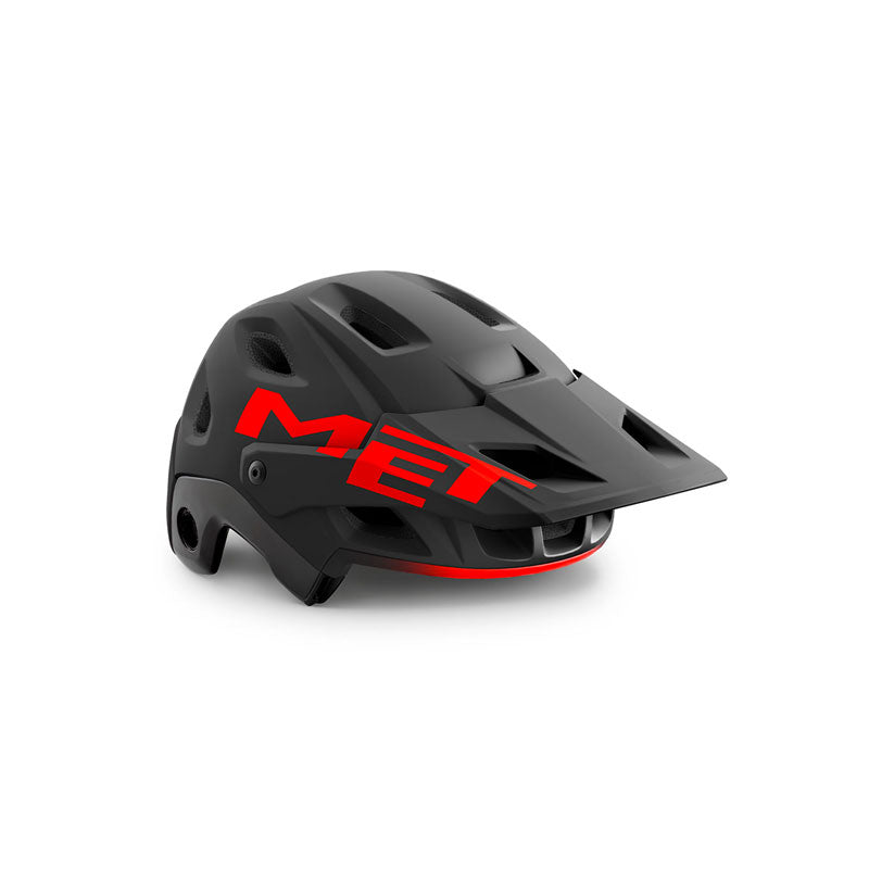 Casco para enduro MET Parachute MCR con MIPS Talla L Color negro con rojo