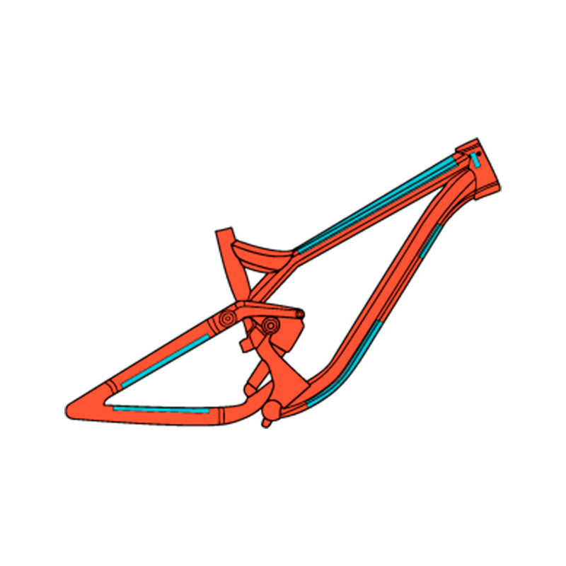 Protector para cuadro RIDEWRAP Essential MTB Kit