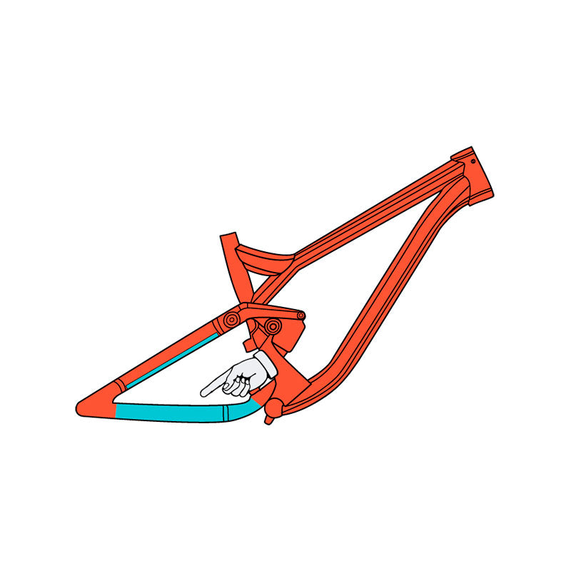 Protector para cuadro RIDEWRAP Chainstay Armour