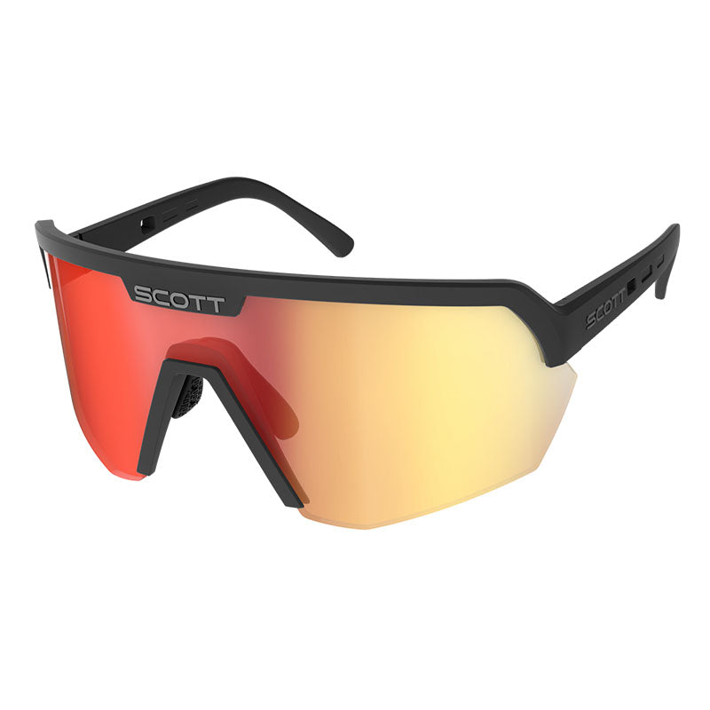 Lentes SCOTT Sport Shield / Negro / Mica Rojo Cromado / 2021