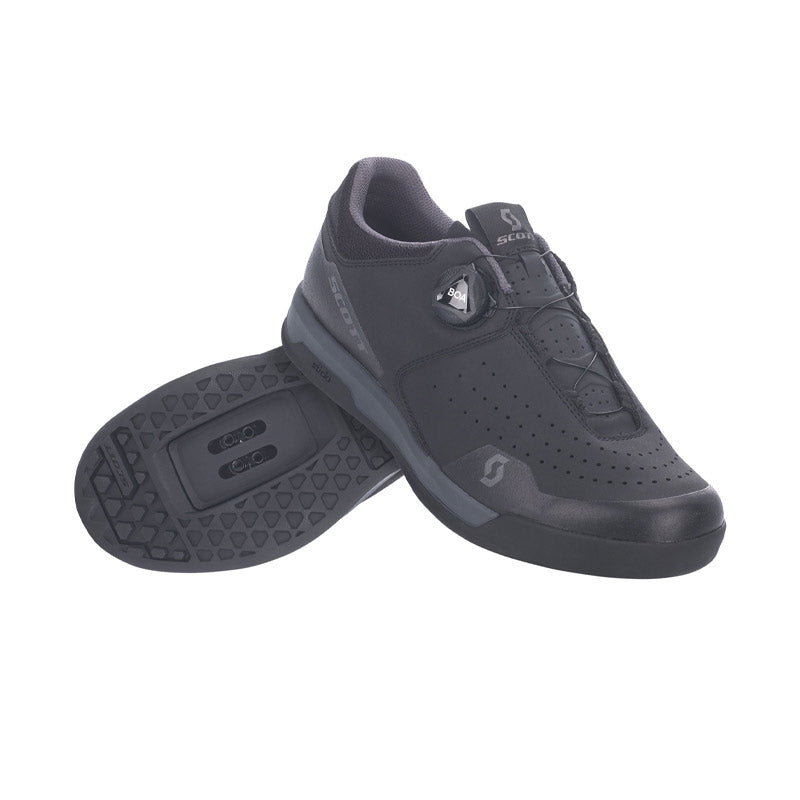 Zapatillas para ciclismo SCOTT Sport Volt Clip 2021 color Negro con Gris