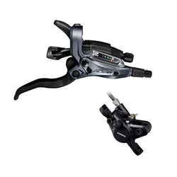 Freno hidráulico trasero SHIMANO MT400 con palanca de freno/cambio ST-M4050 (9 velocidades) / Cáliper BR-MT400