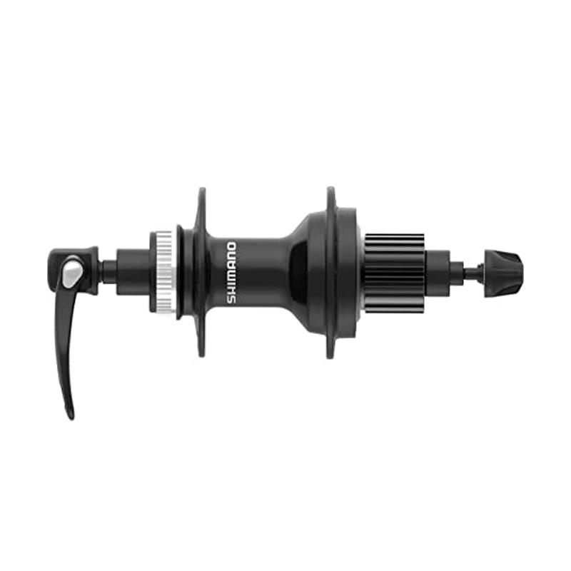 Maza trasera SHIMANO Deore FH-MT401-B / Eje de 9 mm QR 172 mm / Micro Spline / Center Lock / 32 Hoyos / O.L.D. 141 mm / 12 velocidades