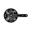 Multiplicación SHIMANO Tourney FC-TX801 42x32x22D / Biela de 175 mm / Para 7/8 Velocidades / No incluye protector de cadena