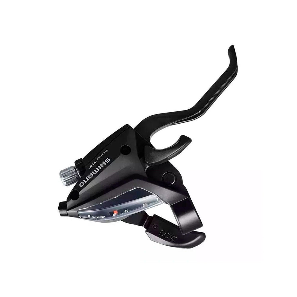 Leva Cambio/freno Shimano ST-EF500-2L Sinistra, 2 Velocità, Per Freno A V, Nera, Nuova