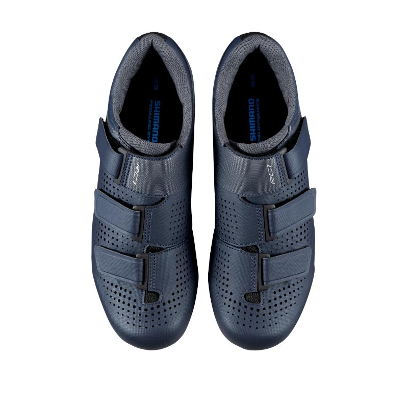 Zapatillas para ciclismo SHIMANO Modelo SH-RC100 Color azul marino / Ruta