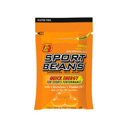 Caramelos (Grajeas) energéticos SPORT BEANS Sabor Naranja 28 gr / Adicionados con vitaminas B1, B2, B3 y C