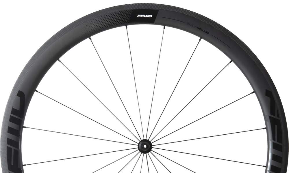 JUEGO DE RINES FFWD TYRO (45MM) RIMBRAKE FULL CARBON FFWD (HG) NEGRO MATTE