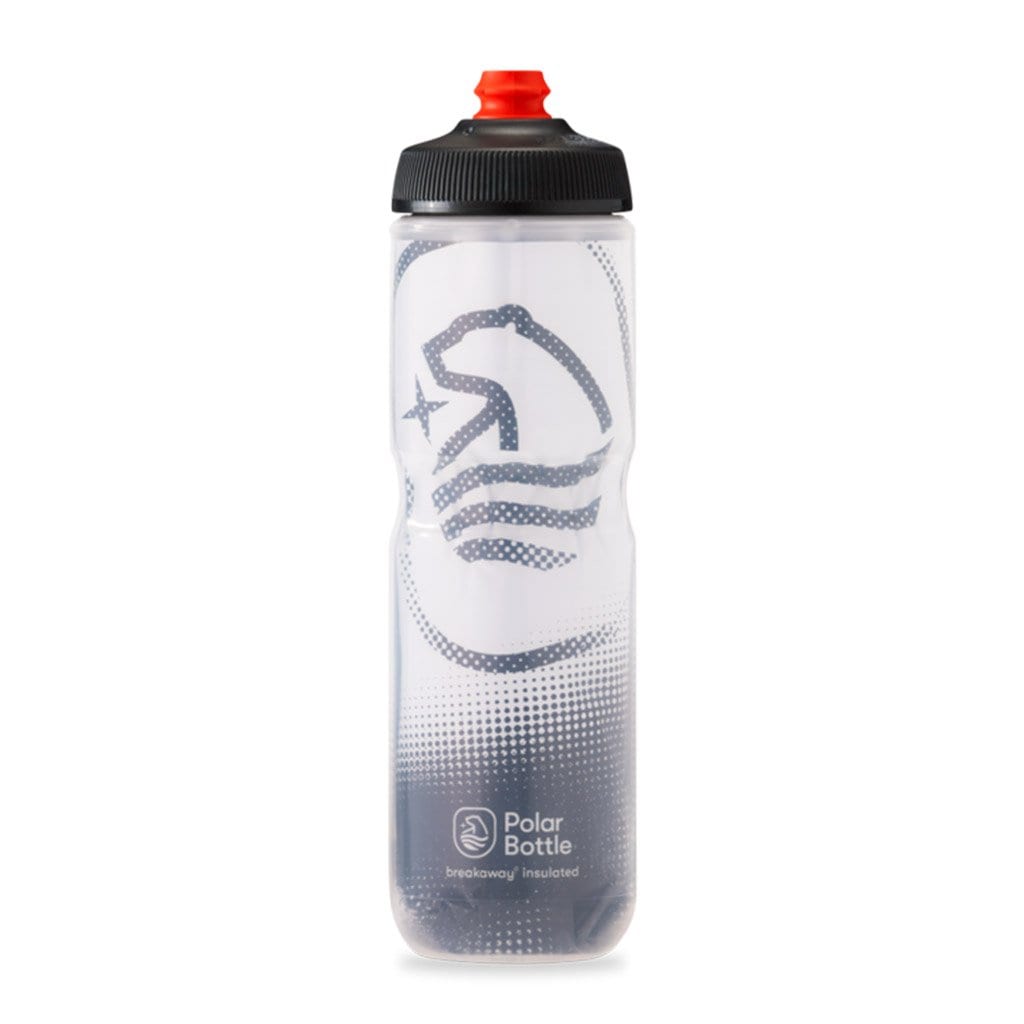 Ánfora POLAR BOTTLE Insulated Big Bear White/Charcoal de 24 onzas - Raudor ¡Rompe tu propio récord!
