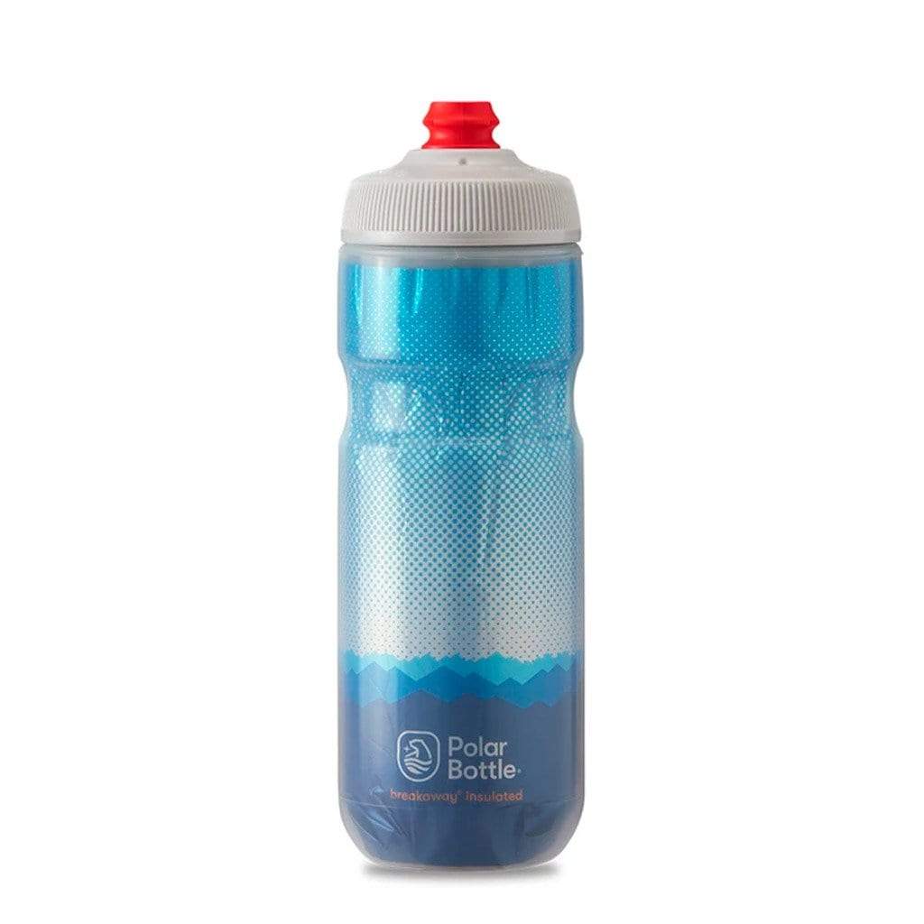 Ánfora POLAR BOTTLE Insulated Ridge Blue/Silver de 20 onzas - Raudor ¡Rompe tu propio récord!