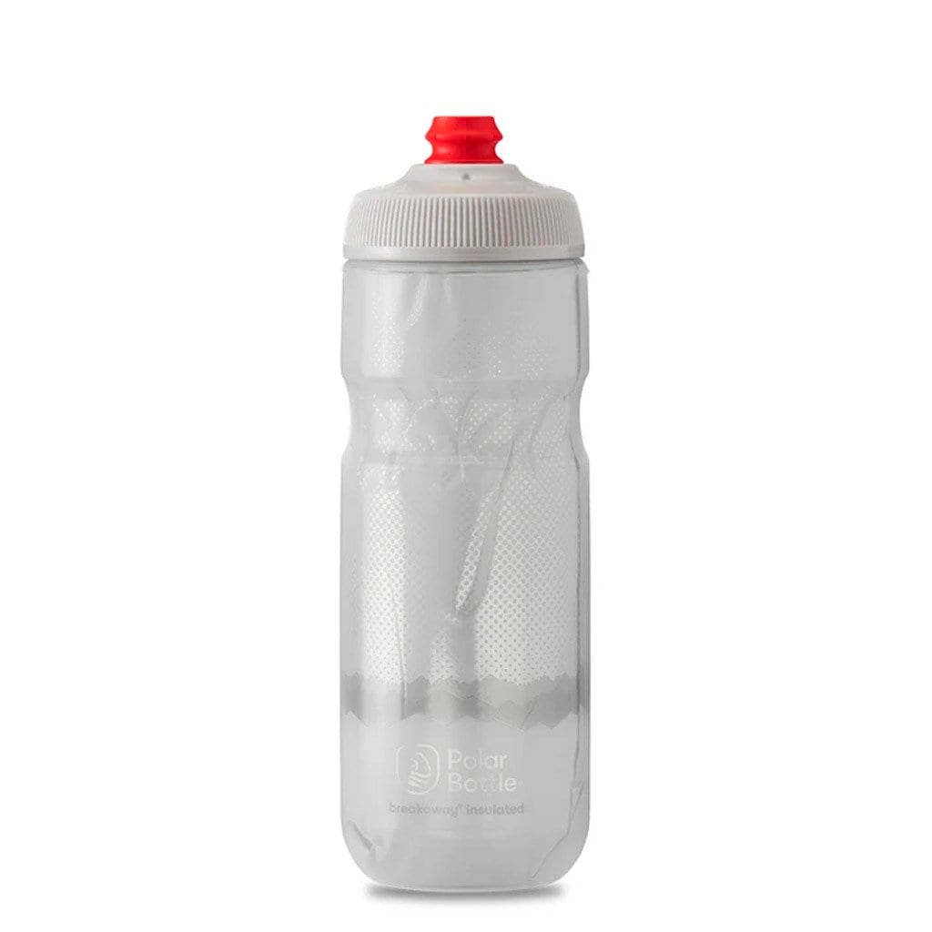 Ánfora POLAR BOTTLE Insulated Ridge White/Silver de 20 onzas - Raudor ¡Rompe tu propio récord!