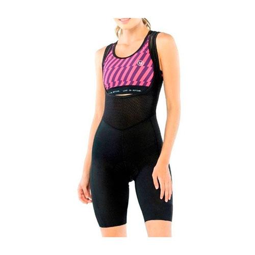 Bib shorts MOVVA Keep the rubber Negro para dama - Raudor ¡Rompe tu propio récord!