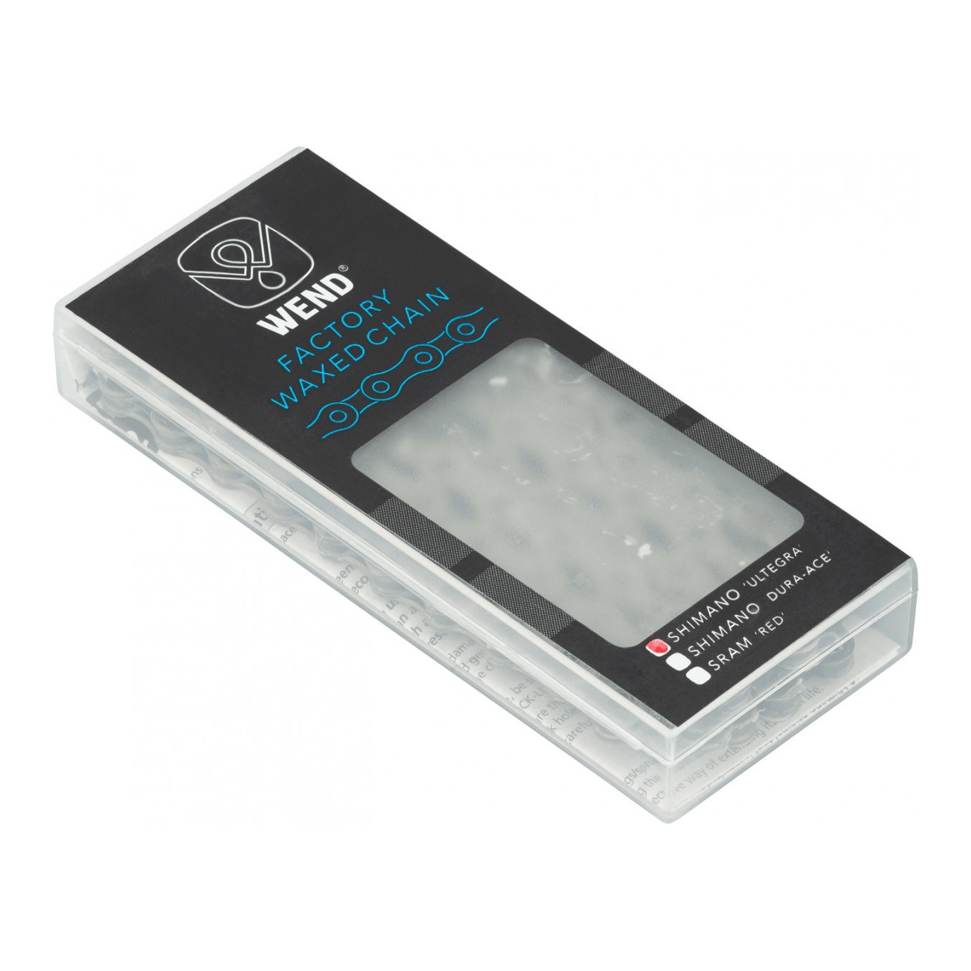 Cadena Shimano Ultegra 11v encerada de Fábrica. WEND Factory Wax Chain - SHIMANO ULTEGRA - Raudor ¡Rompe tu propio récord!