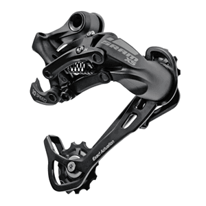 Cambio trasero MTB SRAM X5 de 10 velocidades. Caja Larga, color Negro. - Raudor ¡Rompe tu propio récord!