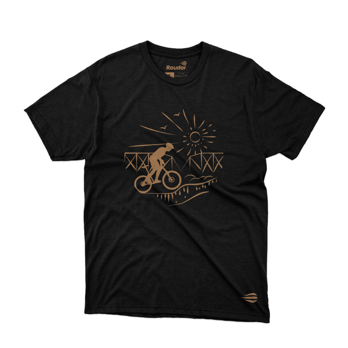 Camiseta Raudor "Culichi Sunset" color negro - Raudor ¡Rompe tu propio récord!