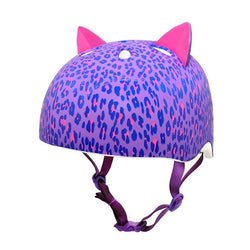 Casco C-PREME Leopard Kitty color Rosa Talla 8+ - Raudor ¡Rompe tu propio récord!