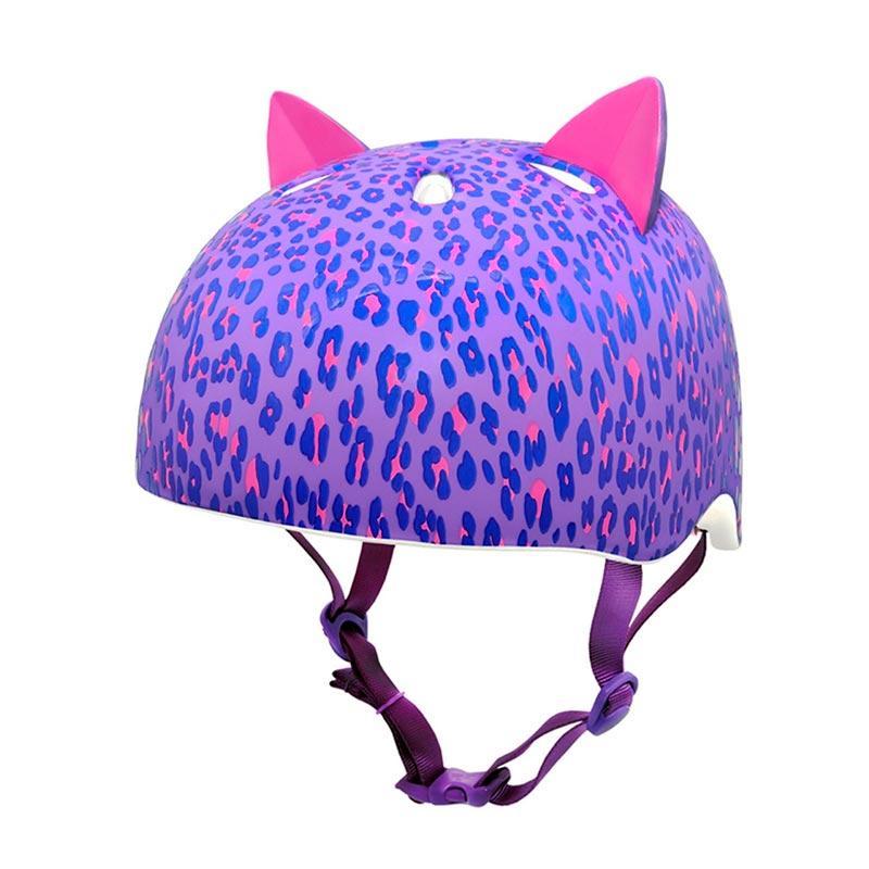 Casco C-PREME Leopard Kitty color Rosa Talla 8+ - Raudor ¡Rompe tu propio récord!