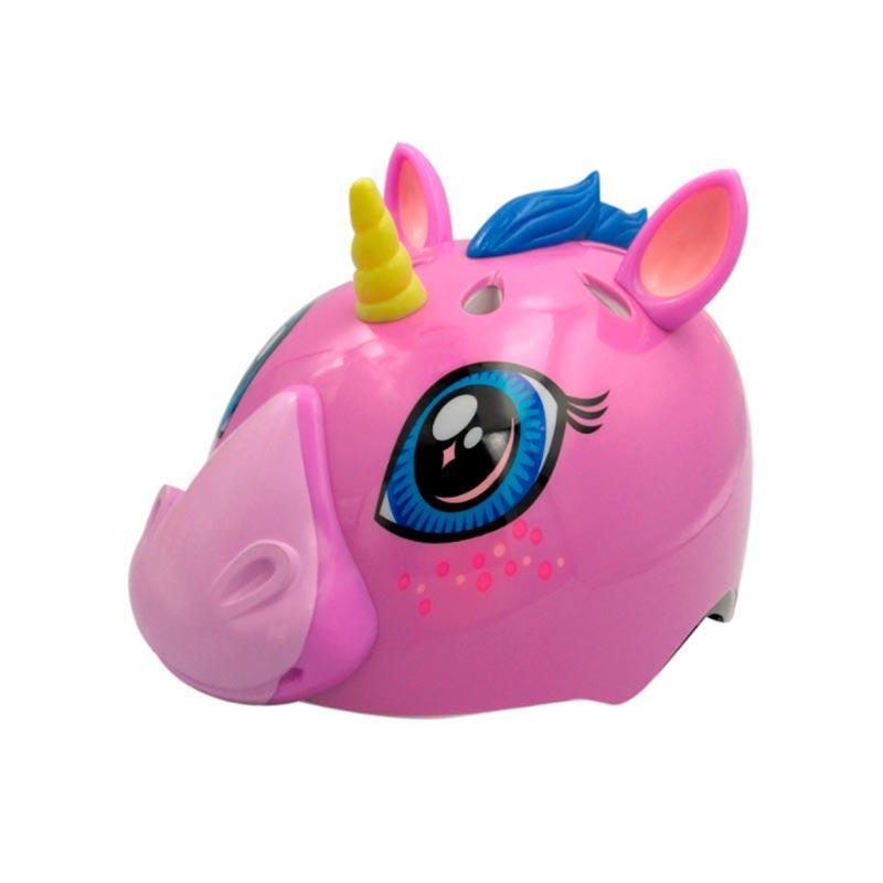 Casco C-PREME Unicorn color rosa Talla 5+ - Raudor ¡Rompe tu propio récord!