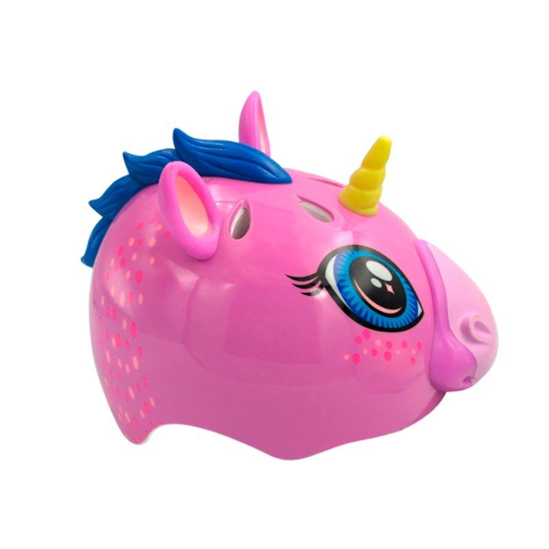 Casco C-PREME Unicorn color rosa Talla 5+ - Raudor ¡Rompe tu propio récord!