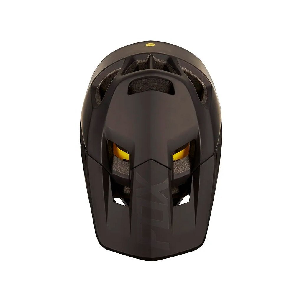 Casco FOX Proframe Color Negro mate - Raudor ¡Rompe tu propio récord!