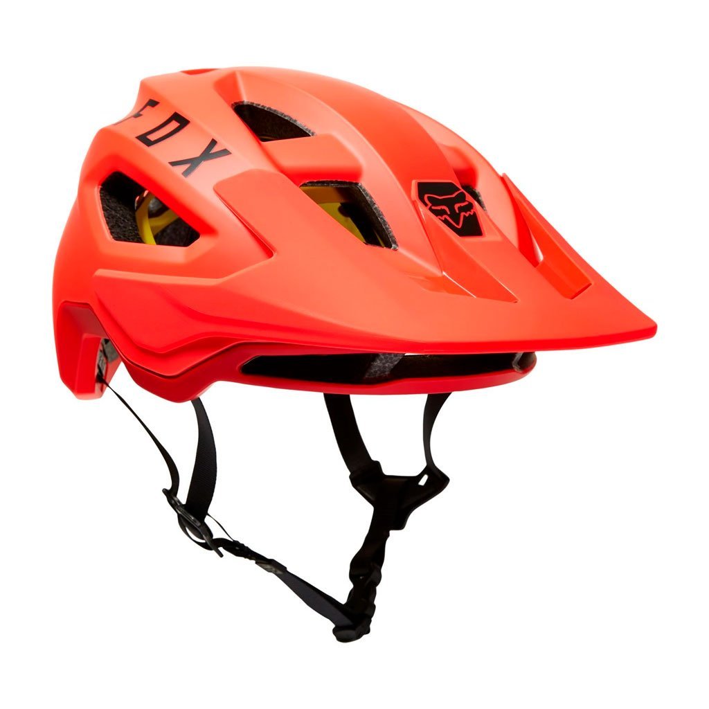 Casco FOX Speedframe MIPS Color Naranja - Raudor ¡Rompe tu propio récord!