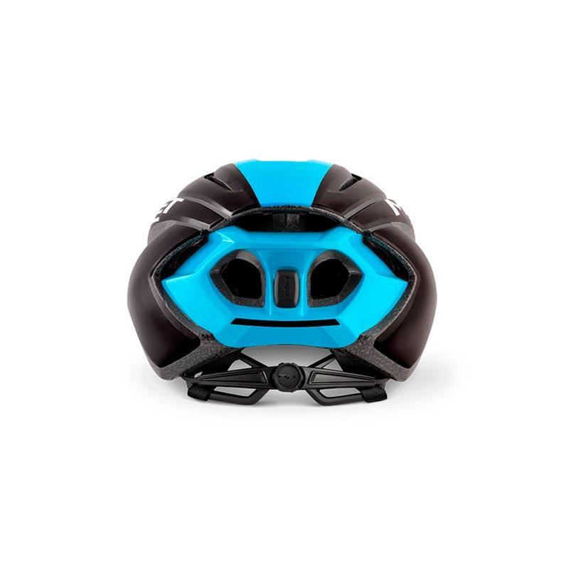 Casco MET Rivale color Negro/Azul Talla M - Raudor ¡Rompe tu propio récord!