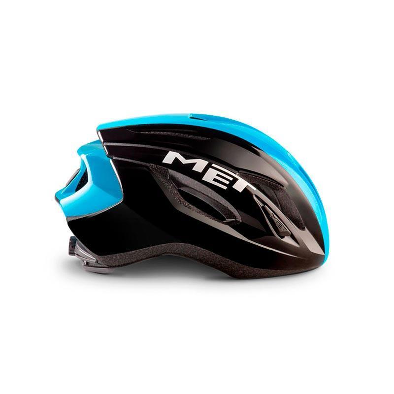 Casco MET Rivale color Negro/Azul Talla M - Raudor ¡Rompe tu propio récord!
