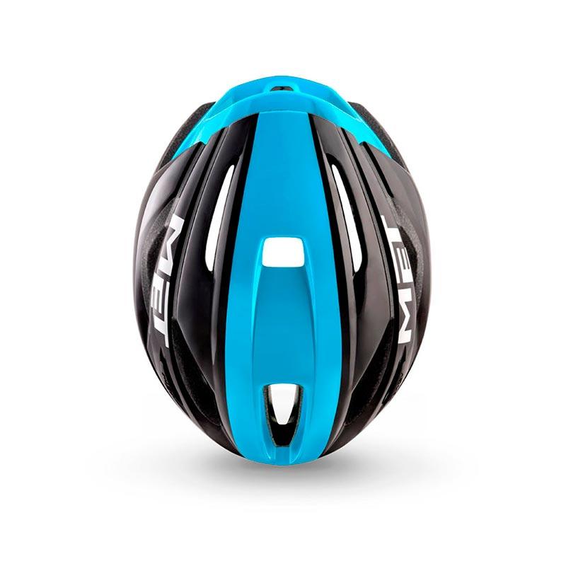 Casco MET Rivale color Negro/Azul Talla M - Raudor ¡Rompe tu propio récord!