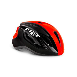 Casco MET Strale color Negro/Rojo Talla M - Raudor ¡Rompe tu propio récord!