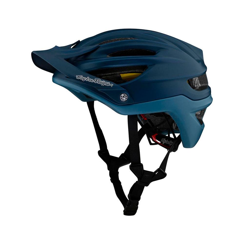 Casco TROY LEE DESIGN A2 Decoy Smokey Blue - Talla SM con MIPS - Raudor ¡Rompe tu propio récord!