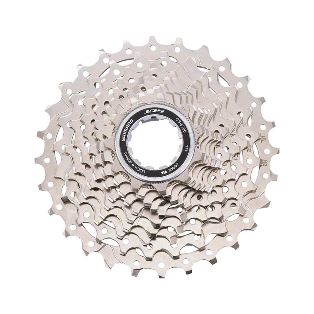 Cassette SHIMANO 105 CS-5700 10 velocidades 11/25D - Raudor ¡Rompe tu propio récord!