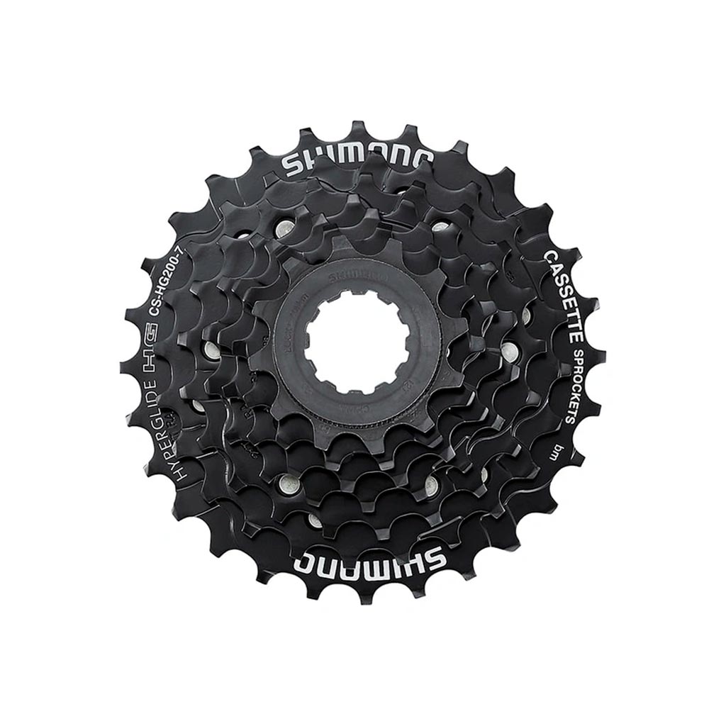 Cassette SHIMANO CS-HG200 7 velocidades 12/28D - Raudor ¡Rompe tu propio récord!