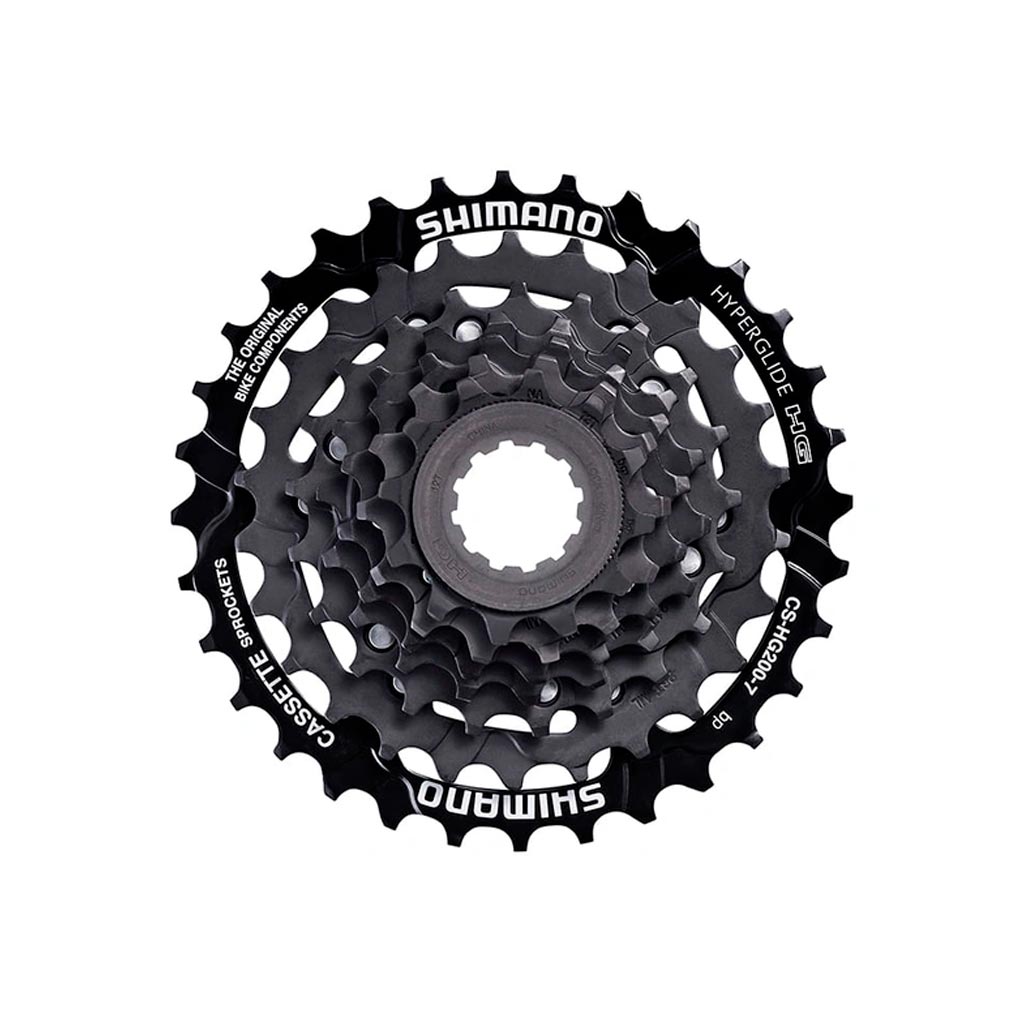 Cassette SHIMANO CS-HG200 7 velocidades 12/32D - Raudor ¡Rompe tu propio récord!