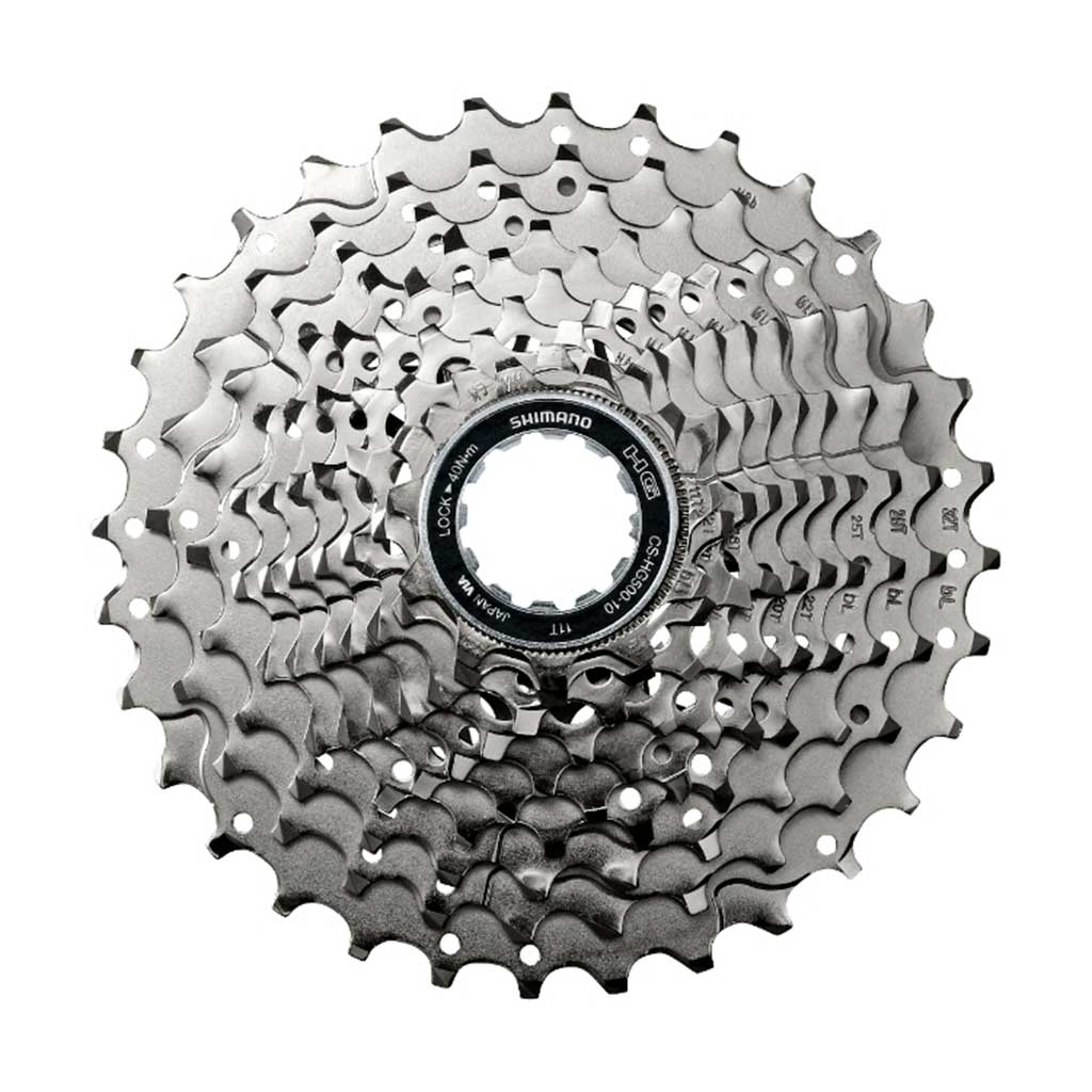 Cassette SHIMANO Tiagra CS-HG500-10 de 10 velocidades 11-32T - Raudor ¡Rompe tu propio récord!