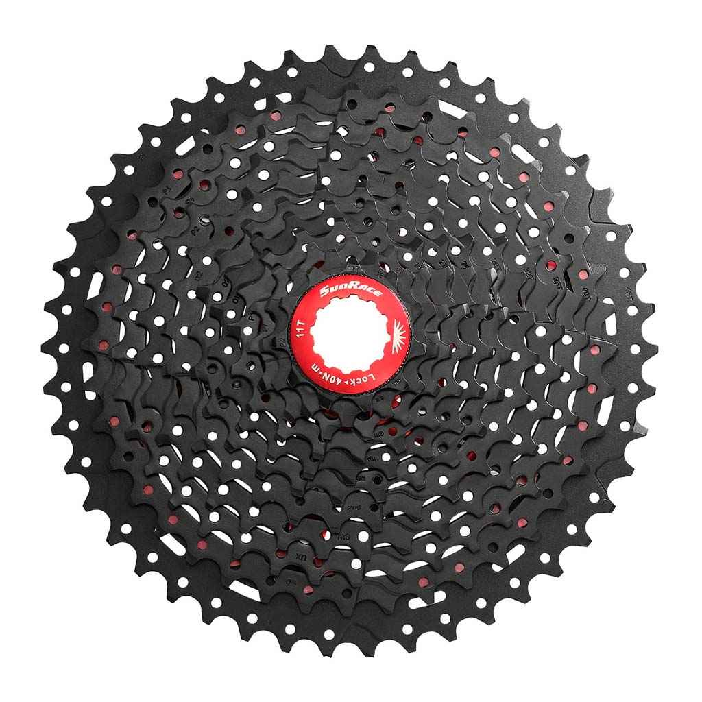 Cassette SUNRACE CSMX8 EAY de 11 velocidades 11/42T Color negro - Raudor ¡Rompe tu propio récord!