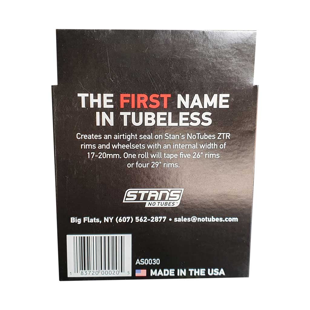 Cinta amarilla STAN'S NO TUBES 9.14 m x 21 mm (10 yardas x 0.83 pulgadas) - Raudor ¡Rompe tu propio récord!