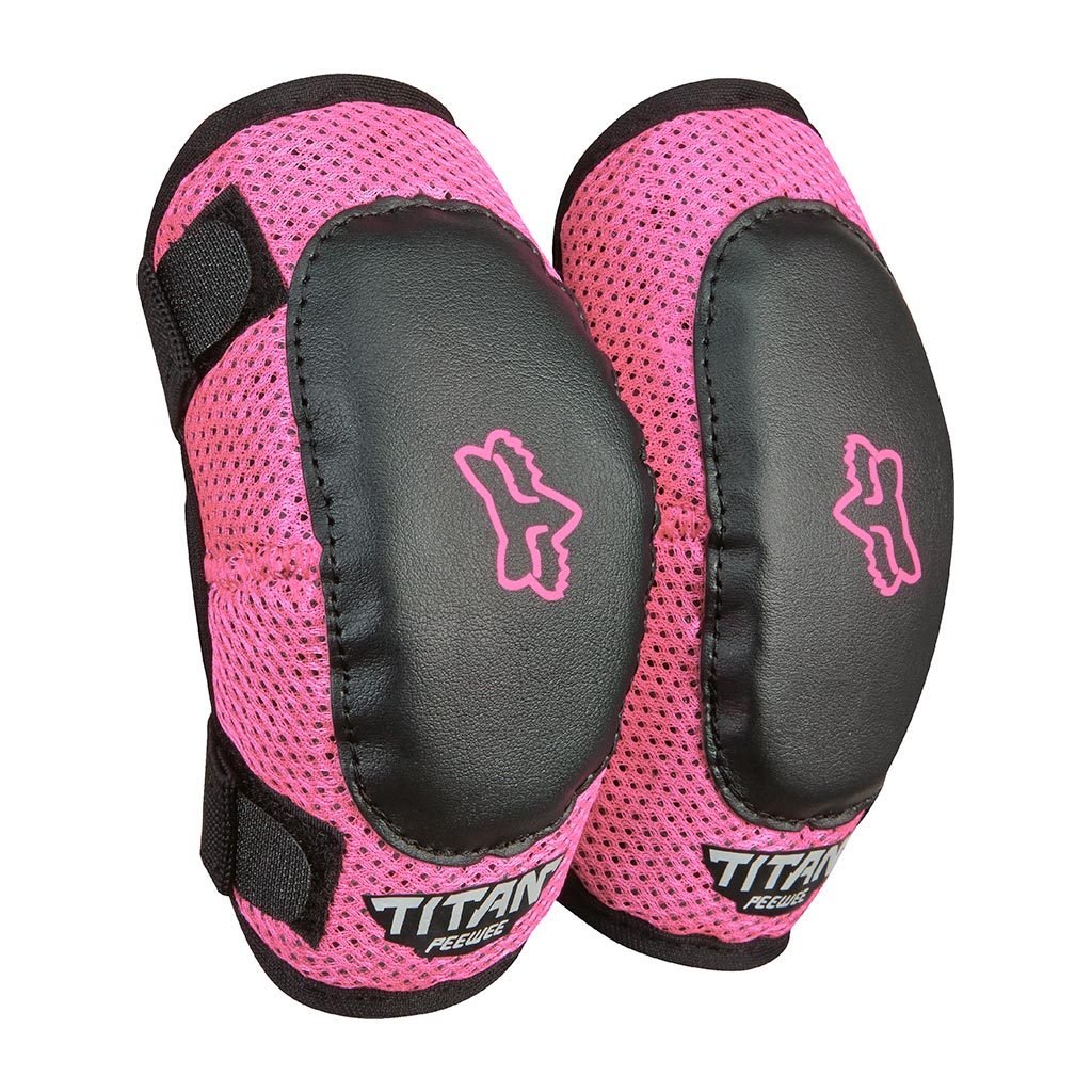 Codera FOX Peewee Titan para niño / Talla S/M / Color Negro con Rosa - Raudor ¡Rompe tu propio récord!