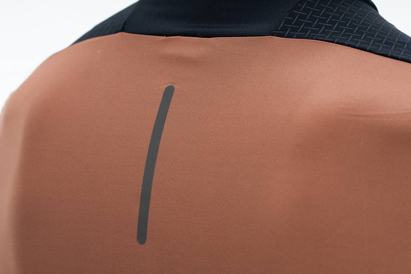 Jersey para ciclismo CUBE Blackline S/S para caballero / Black Brown