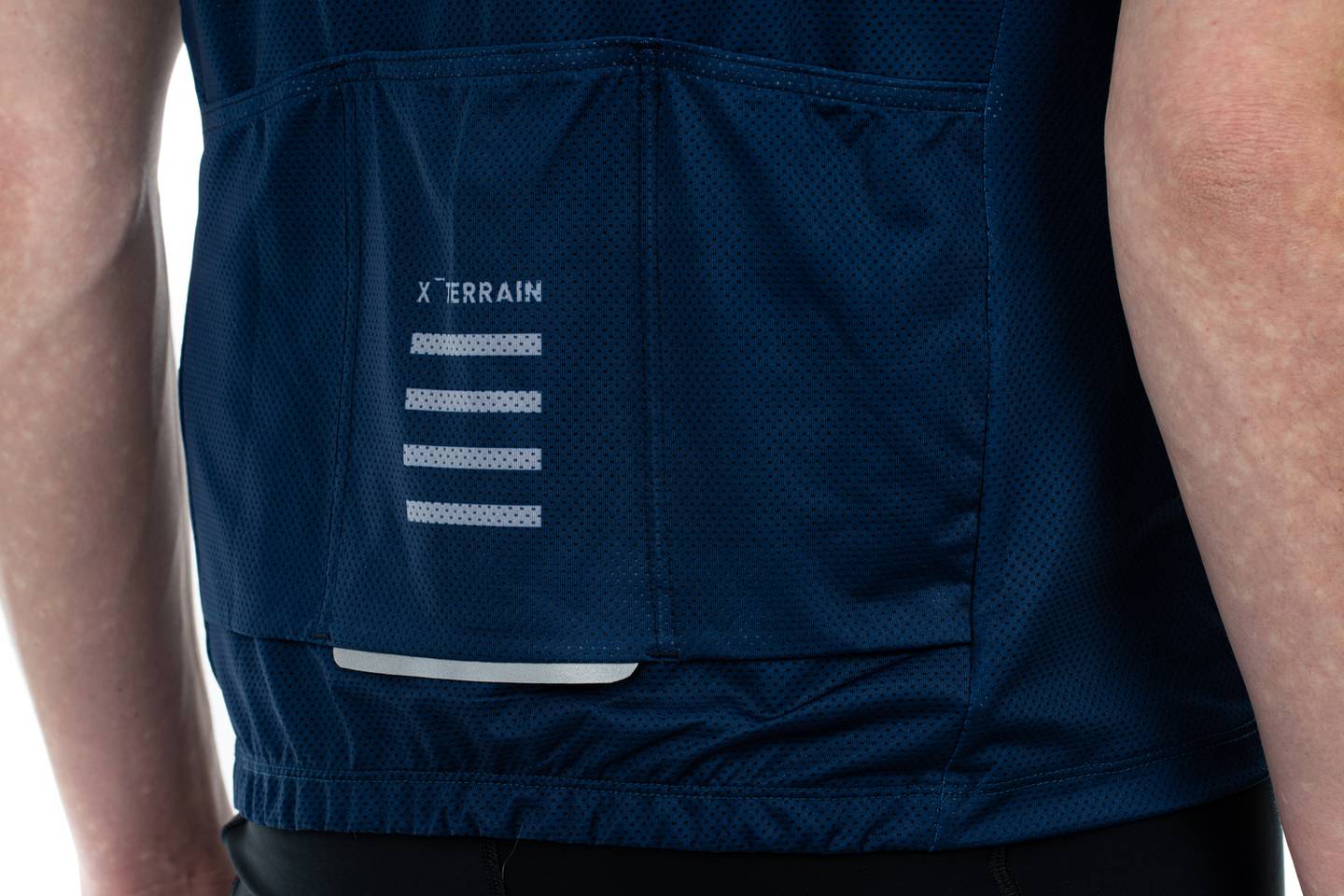 Jersey de ciclismo CUBE ATX Full Zip S/S para caballero / Blue