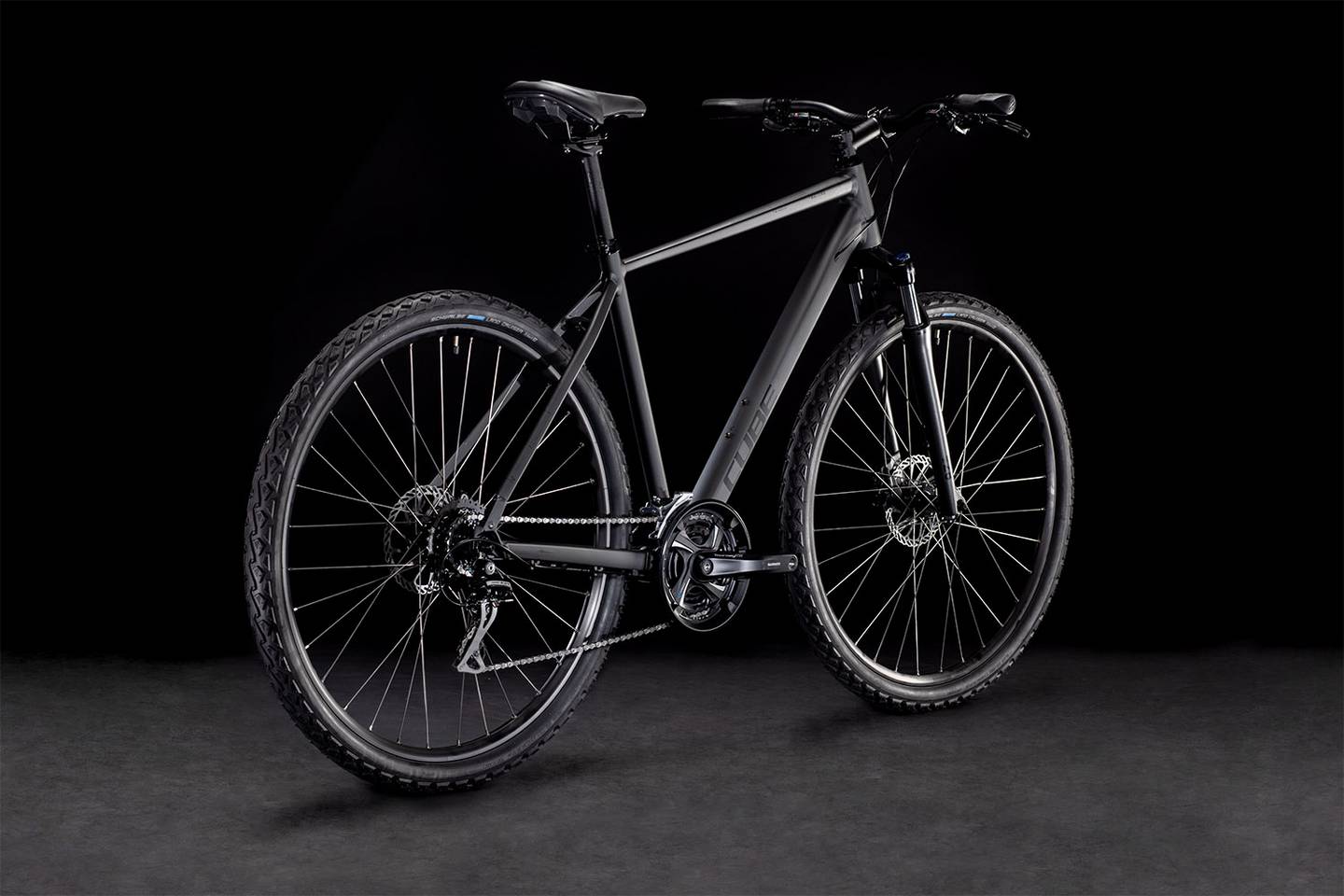 Bicicleta de ciudad CUBE Nature Graphite'n'Black 2022 / Talla 50 cm