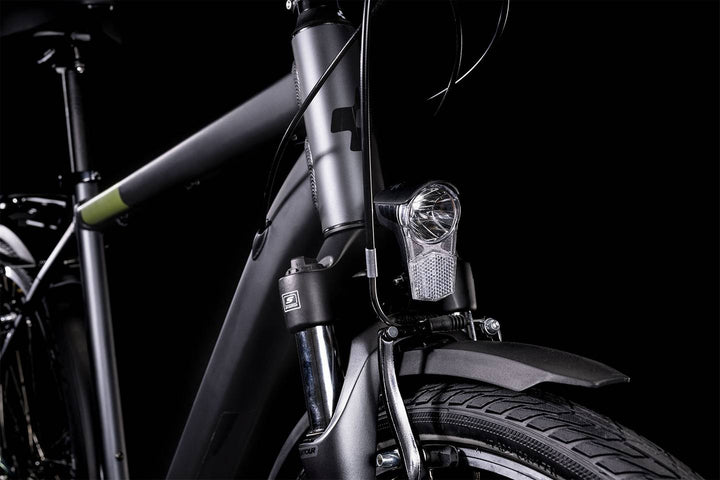 Bicicleta de ciudad CUBE Touring Grey'n'Green 2022 / Pedido especial